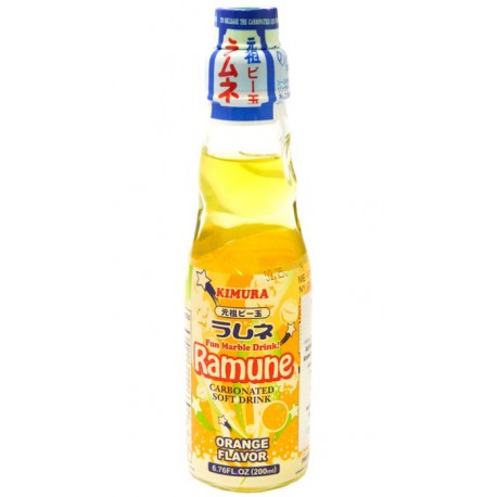 Ramune sabor Naranja Refresco 200 ml