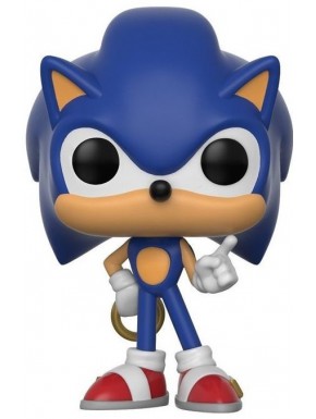 Figura Funko Pop! Sonic com anel Sega