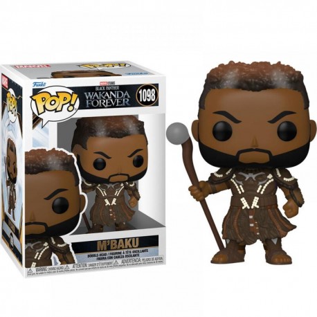Figurine Funko Pop M'Baku de Black Panther dans la boîte