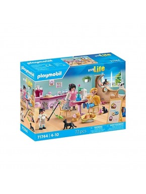 Café à Chats Playmobil avec figures et accessoires