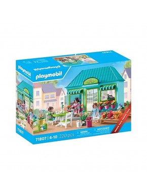 Ensemble Playmobil avec fleuriste et accessoires variés