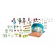 Ensemble Playmobil avec fleuriste et accessoires variés
