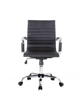 Cadeira de escritório preta Equip 651002