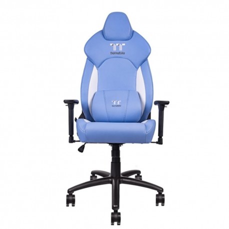 Silla gaming Thermaltake V Comfort azul y blanco