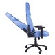 Silla gaming Thermaltake V Comfort azul y blanco