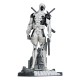 Statue PVC Deadpool noir et blanc avec base de diorama