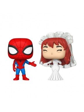 Pack de figuras POP! Vinyl Spiderman y MJ de Marvel