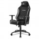 Silla gaming Sharkoon SGS20 de tela negra con diseño ergonómico