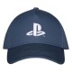 Gorra de béisbol azul navy con logo PlayStation bordado