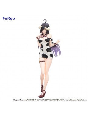 Figura de Albedo con minivestido de patrón vaca 21 cm