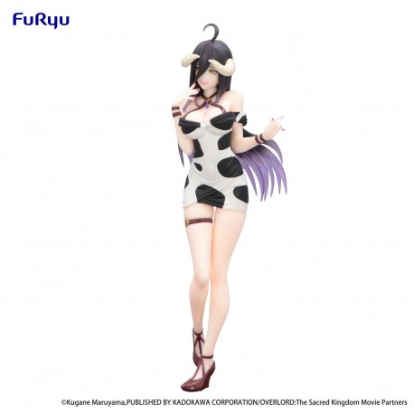 Figura de Albedo con minivestido de patrón vaca 21 cm