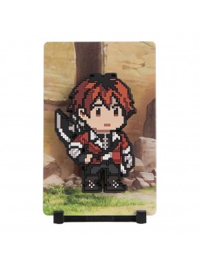 Figura magnética Stark de Frieren en pixel art