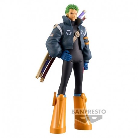 Figura de Roronoa Zoro de Banpresto, 17 cm, One Piece