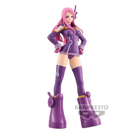 Figura de Jewelry Bonney de One Piece en atuendo morado