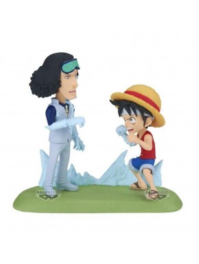 Figura de Monkey D. Luffy enfrentando a Kuzan de One Piece