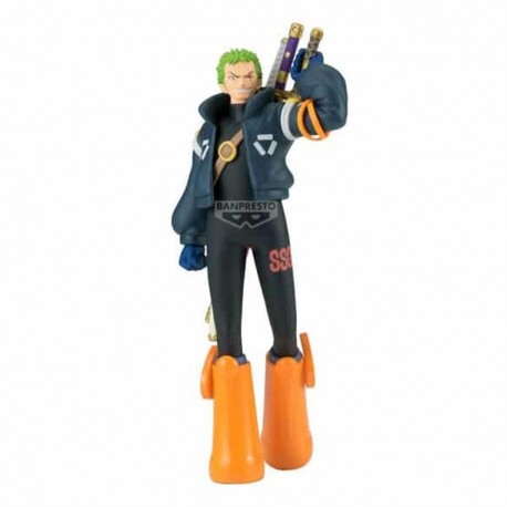 Figura de Zoro de One Piece por Banpresto, 17 cm