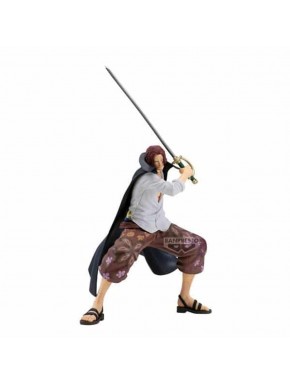 Figura de Shanks One Piece con espada y capa negra, 22cm