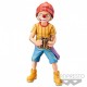 Figurine Banpresto de Baggy de One Piece avec chemise jaune et chapeau rouge