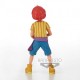 Figurine Banpresto de Baggy de One Piece avec chemise jaune et chapeau rouge