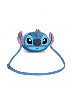 Bolso bandolera plush azul de Lilo y Stitch con bandolera ajustable