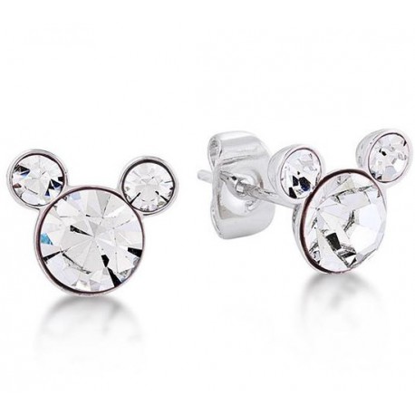 Pendientes Plata de Ley y Cristal Swarovski Mickey Mouse Disney