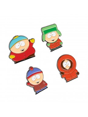Set de 4 pins de personajes de South Park