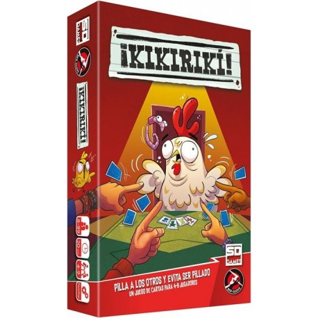 Caja y cartas del juego de mesa Kirikí