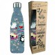Botella Enesco Black Crazy Cats de acero inoxidable