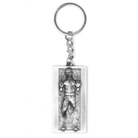 Keychain 3D Metal Han Solo Carbonite Star Wars 7 cm