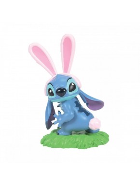 Figura coleccionista Enesco Disney Stitch con orejas de conejo