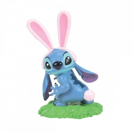 Figura coleccionista Enesco Disney Stitch con orejas de conejo