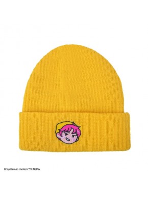 Gorro amarillo Saja Boys KPop Demon Hunters con bordado