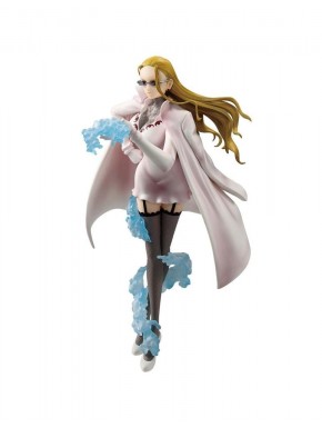 Figura de personaje de One Piece detallada con efecto de agua helada