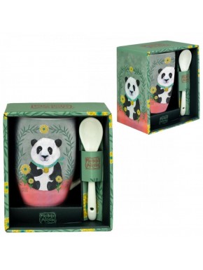 Taza cerámica panda Enesco diseño Michelle Allen