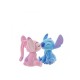 Pack de 2 figuras flocadas de Disney con Stitch y Angel.