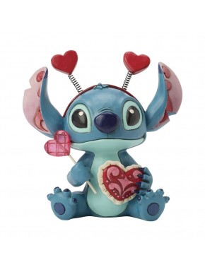 Figura de Stitch San Valentín de Disney Traditions