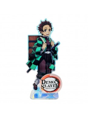 Figura acrílica holográfica de Tanjiro 15 cm