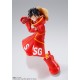 Figura articulada de Monkey D. Luffy en traje rojo de One Piece