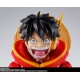 Figura articulada de Monkey D. Luffy en traje rojo de One Piece