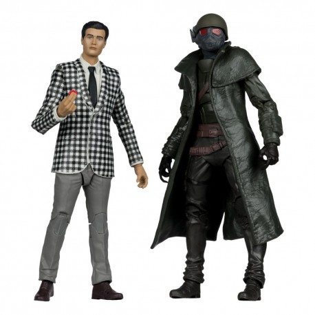 Pack de figuras Fallout New Vegas Riot Ranger Armor y Benny