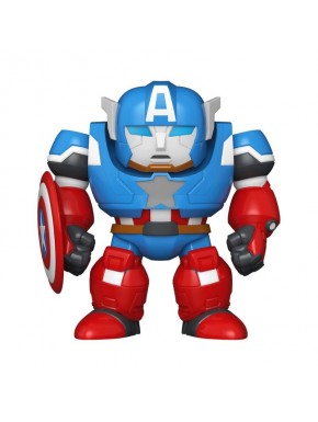 Figura Bitty POP! Capitán América mecha azul y rojo