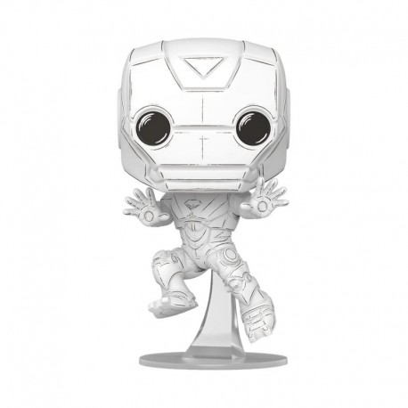 Figura POP! Vinyl de Iron Man estilo boceto 9 cm