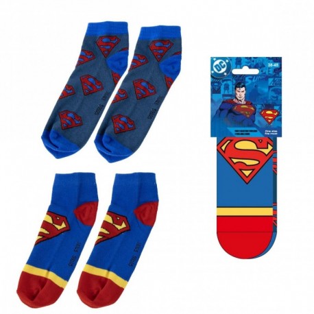 Pack de calcetines tobilleros con logo de Superman
