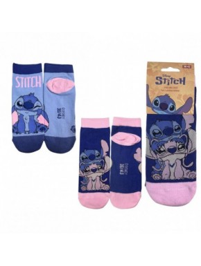 Pack de chaussettes courtes Stitch multicolores pour adultes
