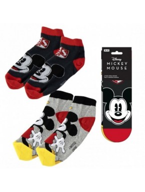 Pack de calcetines tobilleros de Mickey Mouse con varios diseños