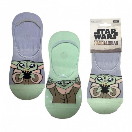 Calcetines pinkies The Mandalorian con Baby Yoda