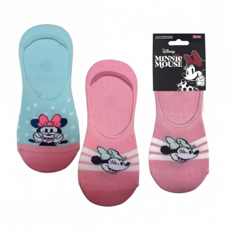 Pack de chaussettes pinkies de Minnie Mouse en couleurs pastel