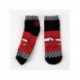 Pack de chaussettes à cheville Cars avec design rouge et noir
