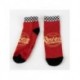 Pack de chaussettes à cheville Cars avec design rouge et noir