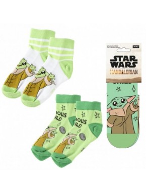Meias tornozelo The Mandalorian com Grogu